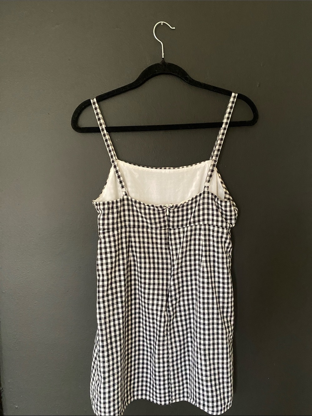 Cooperative Gingham Mini Babydoll Dress - Picture 2 of 7